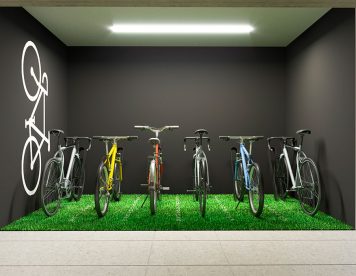 Estacionamiento bicicletas, Departamento San Isidro