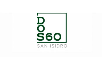 Logo DOS 60, departamentos San Isidro