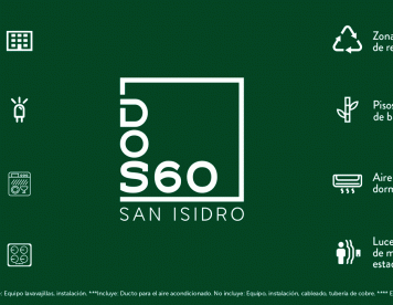 Edificio Dos 60 características, San Isidro